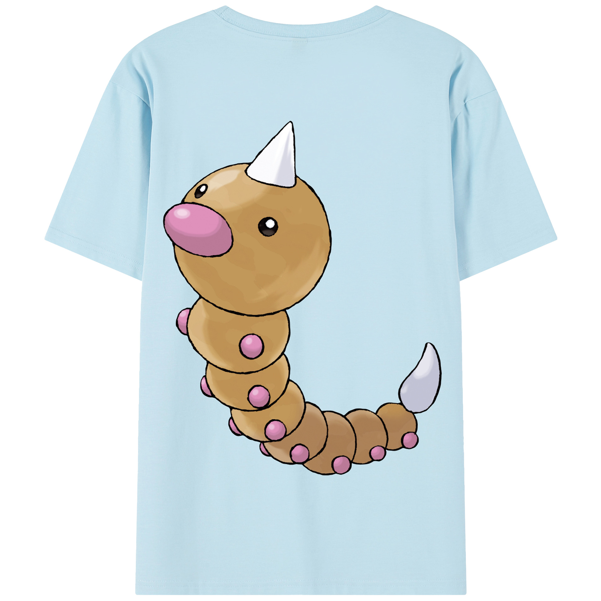 （画像用） ポケットモンスター Pokémon 綿100％半袖Tシャツ（背面プリント）